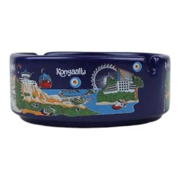 Wholesale Antalya Themed Traditional Large Ashtray 100*40 mm - 11