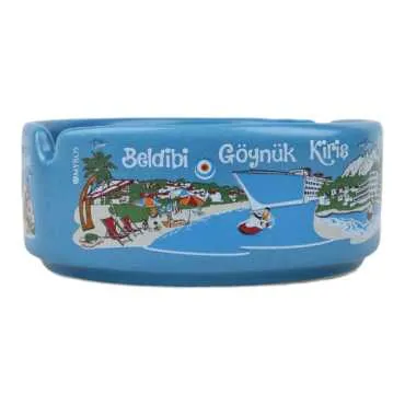 Wholesale Kemer Themed Large Traditional Ashtray 100x40 mm - 8