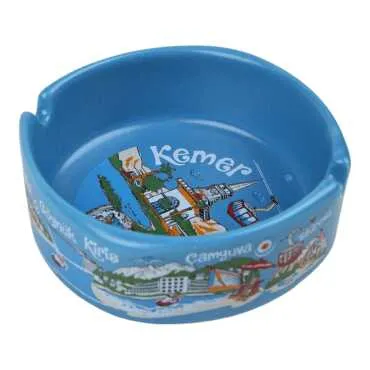 Wholesale Kemer Themed Large Traditional Ashtray 100x40 mm - 17