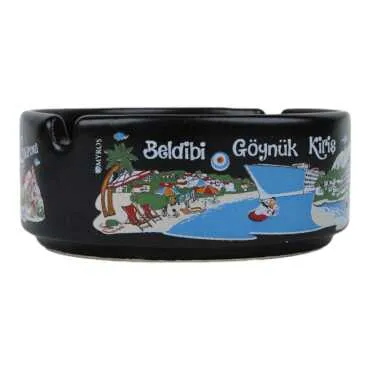 Wholesale Kemer Themed Large Traditional Ashtray 100x40 mm - 9