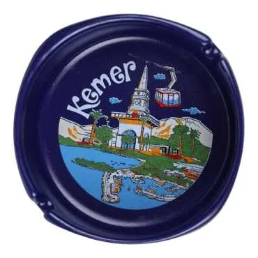 Wholesale Kemer Themed Large Traditional Ashtray 100x40 mm - 5