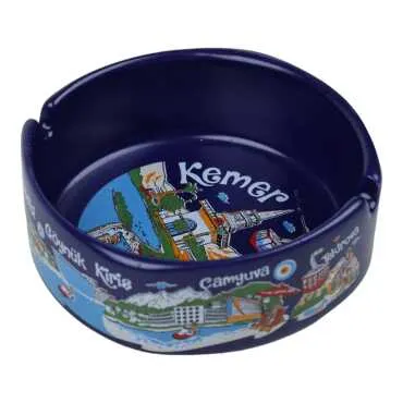 Wholesale Kemer Themed Large Traditional Ashtray 100x40 mm - 18
