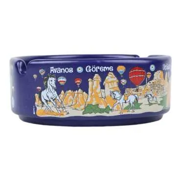 Wholesale Cappadocia Themed Large Regional Ashtray 100*40 mm - 5