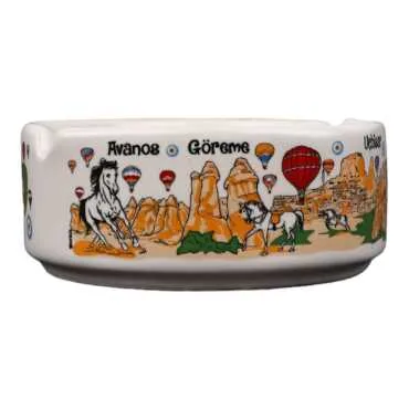 Wholesale Cappadocia Themed Large Regional Ashtray 100*40 mm - 6