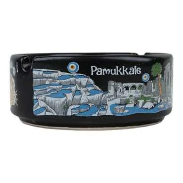 Wholesale Pamukkale Themed Large Ashtray 100*40 mm - 6