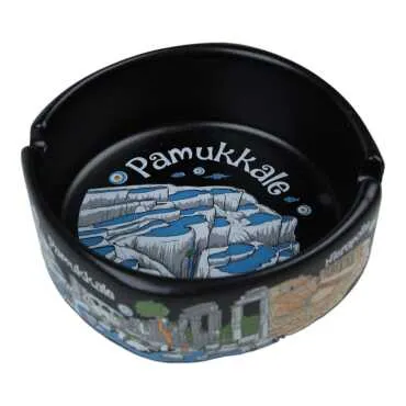 Wholesale Pamukkale Themed Large Ashtray 100*40 mm - 13