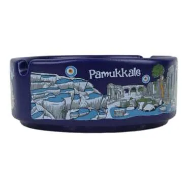 Wholesale Pamukkale Themed Large Ashtray 100*40 mm - 7