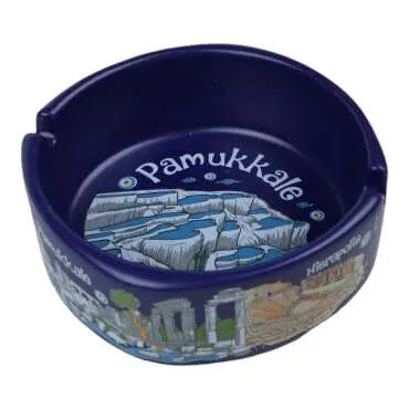 Wholesale Pamukkale Themed Large Ashtray 100*40 mm - 14