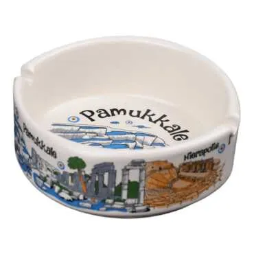 Wholesale Pamukkale Themed Large Ashtray 100*40 mm - 12