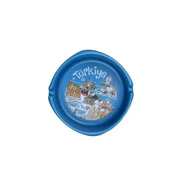 Wholesale Türkiye Themed Regional Large Ashtray 100x40 mm - 2