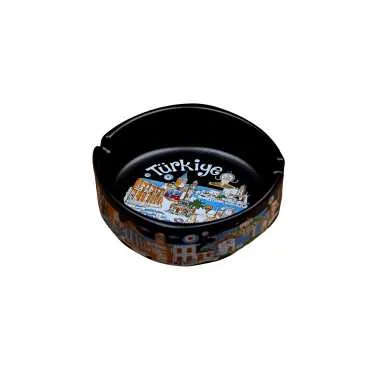 Wholesale Türkiye Themed Regional Large Ashtray 100x40 mm - 3