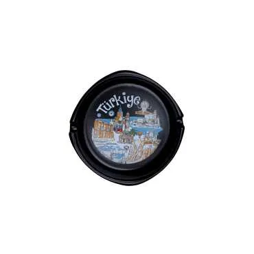 Wholesale Türkiye Themed Regional Large Ashtray 100x40 mm - 8