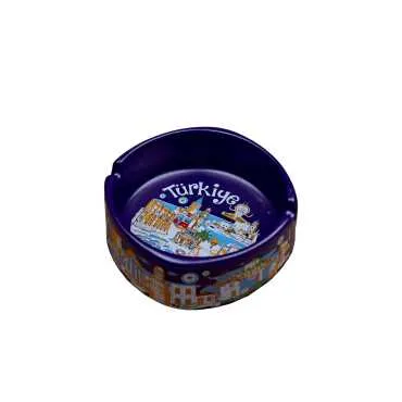 Wholesale Türkiye Themed Regional Large Ashtray 100x40 mm - 4