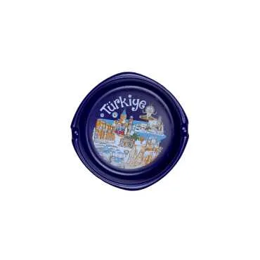 Wholesale Türkiye Themed Regional Large Ashtray 100x40 mm - 9
