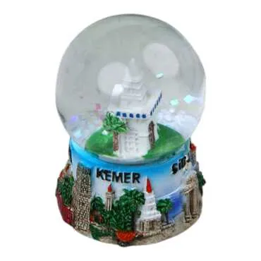 Antalya Region Themed Polyester Snowglobe 45 Mm - Standart - 2