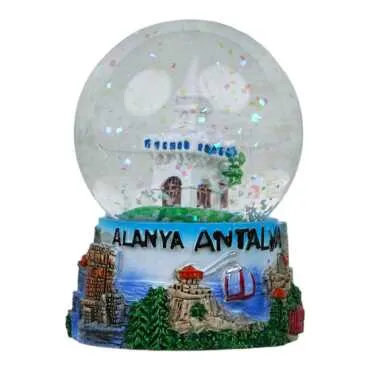 Antalya Region Themed Polyester Snowglobe 45 Mm - Standart - 4