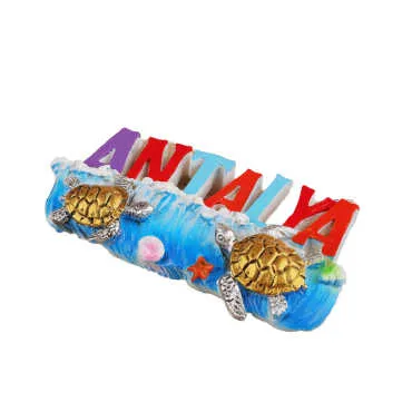 Wholesale Antalya Themed Imported Polyester Refrigerator Magnet - 10