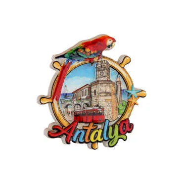 Antalya Themed Polyester Printed Fridge Magnet - 7