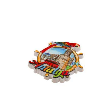 Antalya Themed Polyester Printed Fridge Magnet - 17
