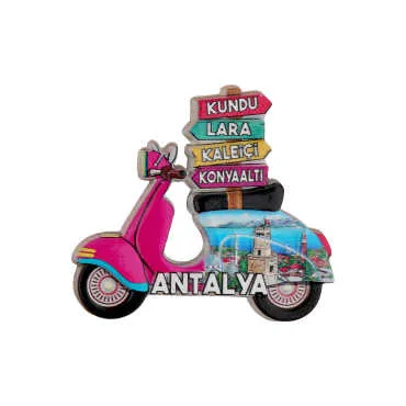 Antalya Themed Polyester Printed Fridge Magnet - 9