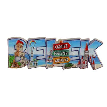 Belek Themed Polyester Printed Fridge Magnet - 4