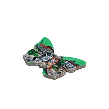 Wholesale Datça Themed Myros UV Butterfly Shaped Refrigerator Magnet 80x58 mm - 13