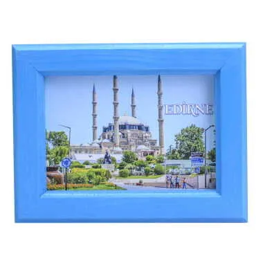 Edirne Temalı Ahşap Küçük Boy Çerçeve 120x150 mm