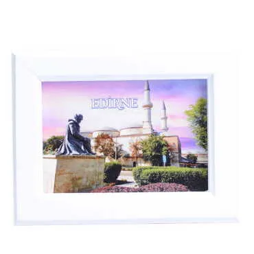 Edirne Temalı Ahşap Küçük Boy Çerçeve 120x150 mm - 4