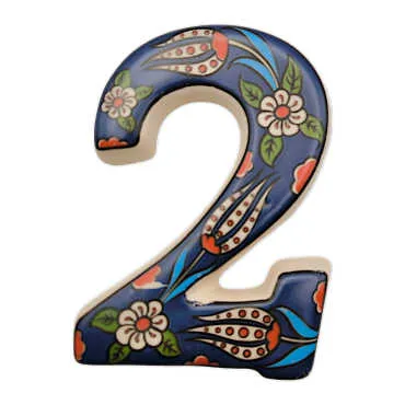 Ceramic Door Number - 2