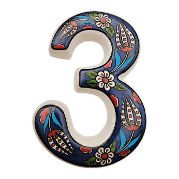Ceramic Door Number - 3