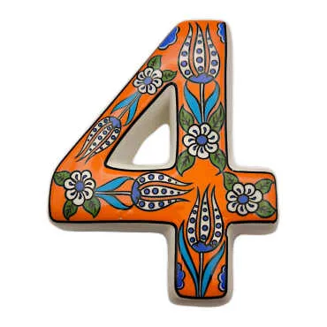 Ceramic Door Number - 4