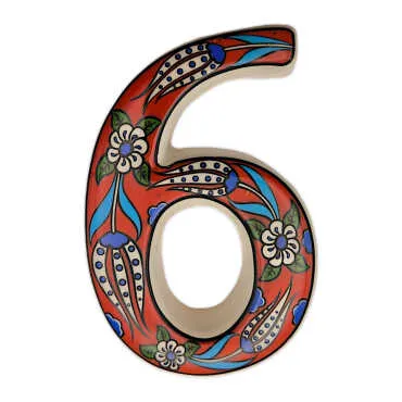 Ceramic Door Number - 6