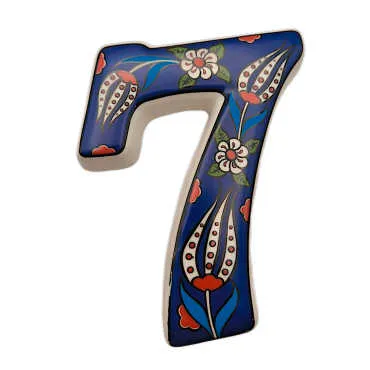 Ceramic Door Number - 7