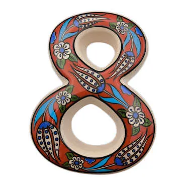 Ceramic Door Number - 8