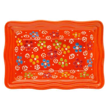 Kabartma Rölyefli Kayık Çerezlik 100X145X35 Mm