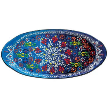 Dantel Oval Tepsi 165X345X40 Mm