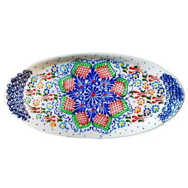 Lace Oval Tray 165X345X40 mm - 2