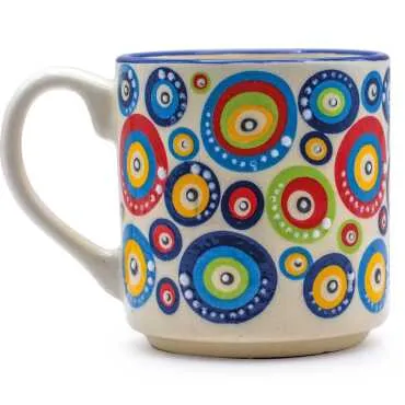 Nazar Themed Special Embossed Evil Eye Small Mug