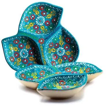 Üçlü Dantel Yaprak Çerezlik 21 Cm