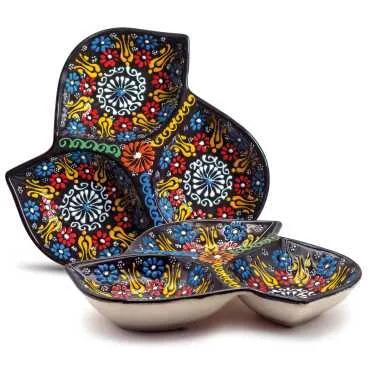 Üçlü Dantel Yaprak Çerezlik 21 Cm - 2