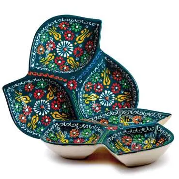 Üçlü Dantel Yaprak Çerezlik 21 Cm - 3