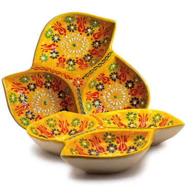 Üçlü Dantel Yaprak Çerezlik 21 Cm - 4