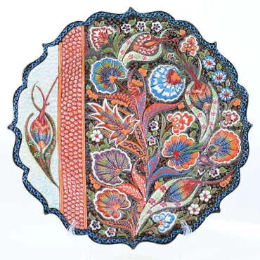 30 Cm Special Engraved Embossed Plate - 3