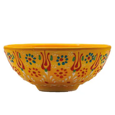 13 Cm El İşi Kabartma Çorba Kasesi - 3