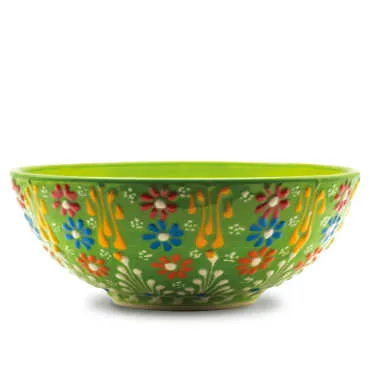 16 cm Handmade Embossed Soup Bowl