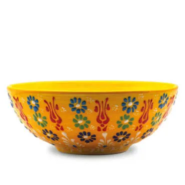 16 cm Handmade Embossed Soup Bowl - 3