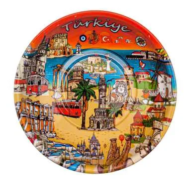 Turkey Themed Metal Bowl 95mm - 2