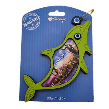 Antalya Themed Myros Carded Picture Refrigerator Magnet - 2