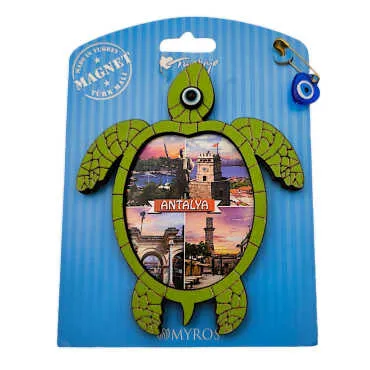 Antalya Themed Myros Carded Picture Refrigerator Magnet - 3