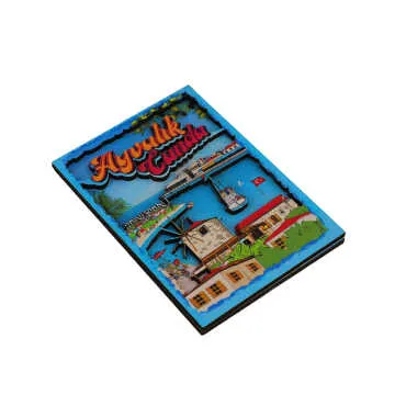 Ayvalik Themed Wooden Customised 2D Souvenir Fridge Magnet - 2